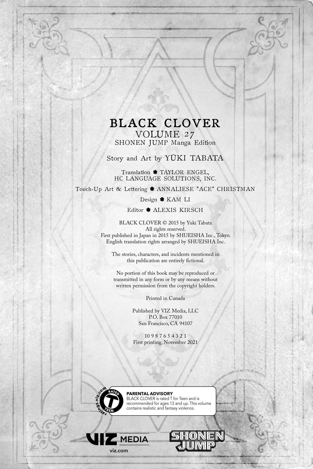 Read Black Clover EN Manga Online