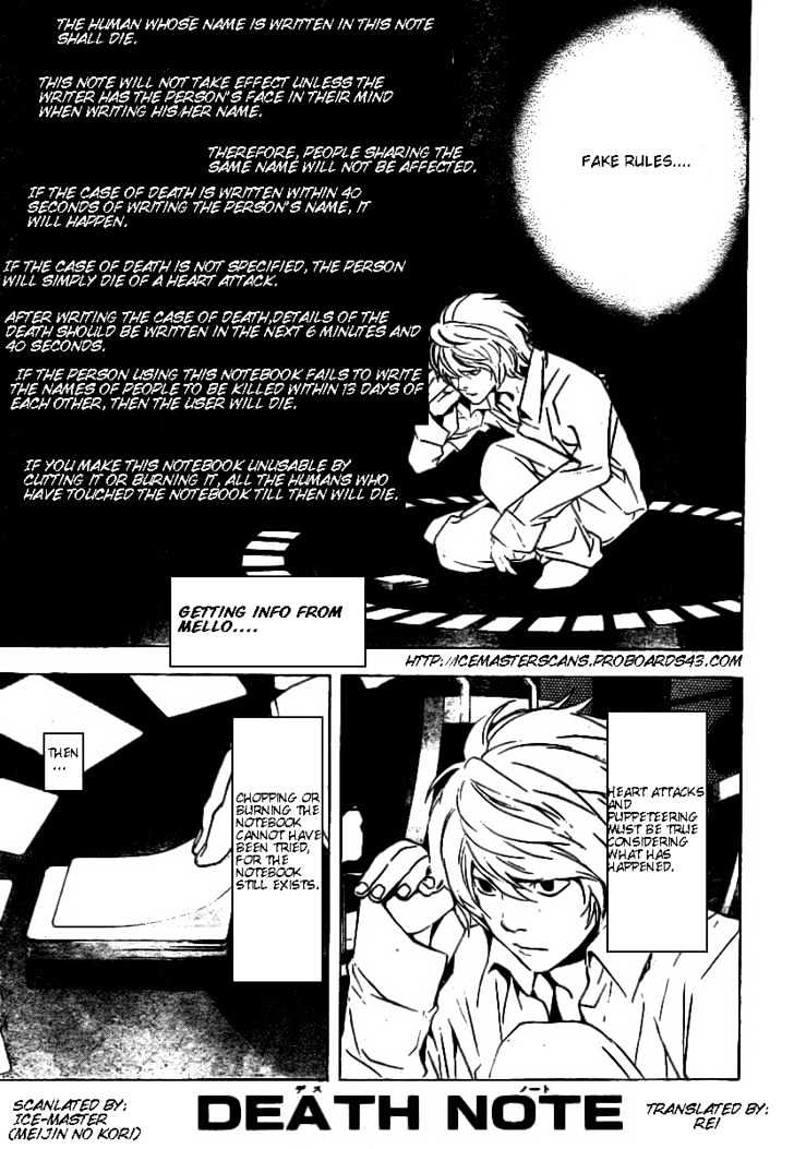 Read Death Note EN Manga Online
