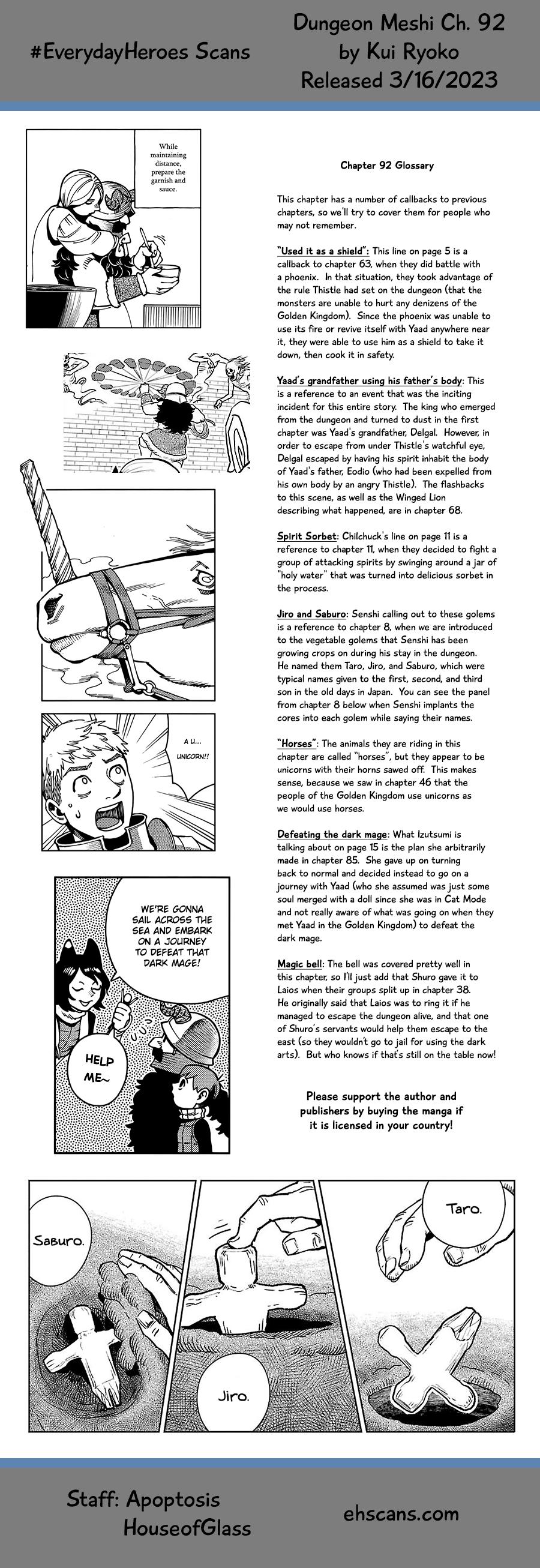 Read Dungeon Meshi EN Manga Online