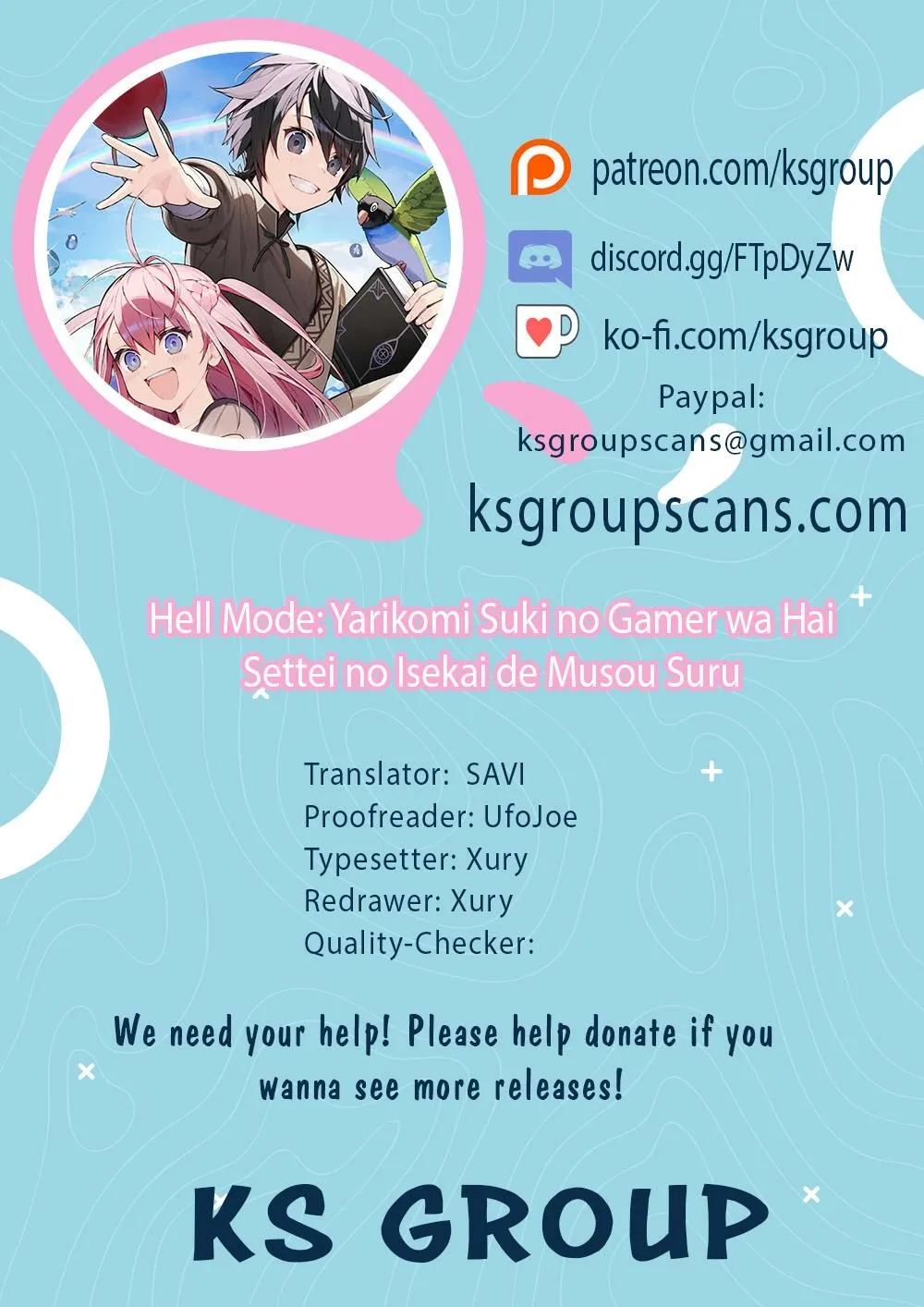 Read Hell Mode ~Yarikomi Suki no Gamer wa Haisettei no Isekai de Musou Suru~ Hajimari no Shoukanshi EN Manga Online