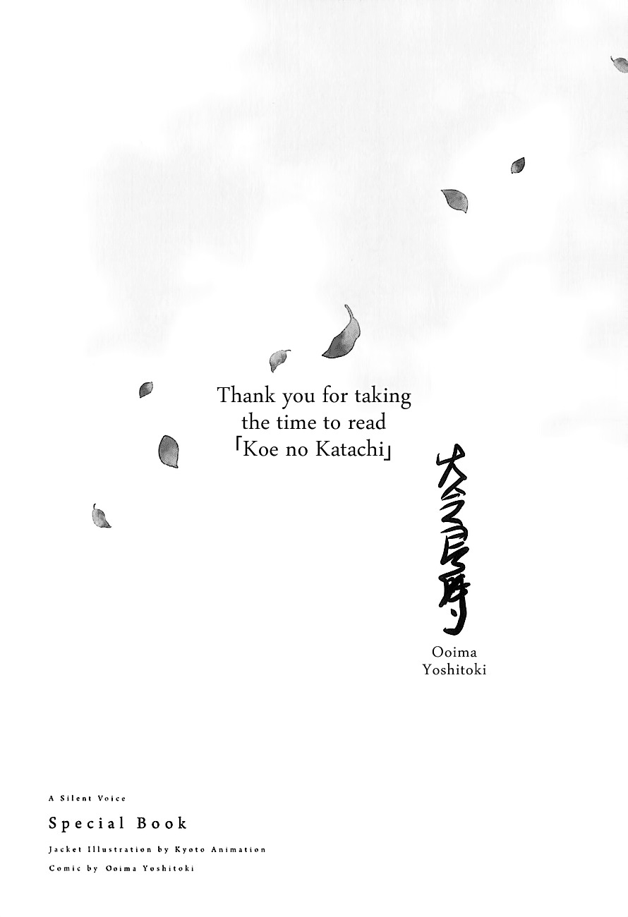 Read Koe no Katachi EN Manga Online