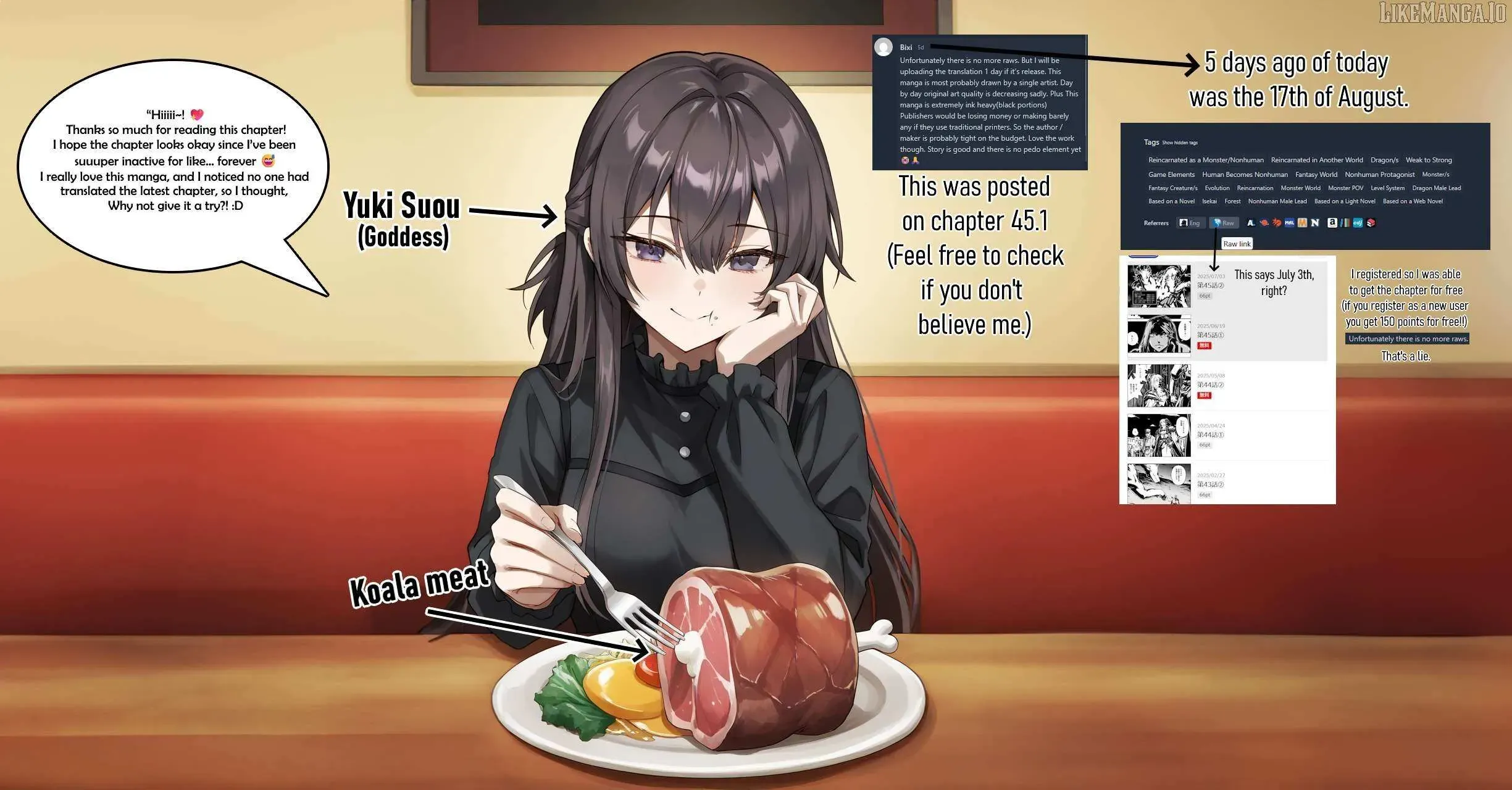 Read Reincarnated As A Dragon Hatchling EN Manga Online