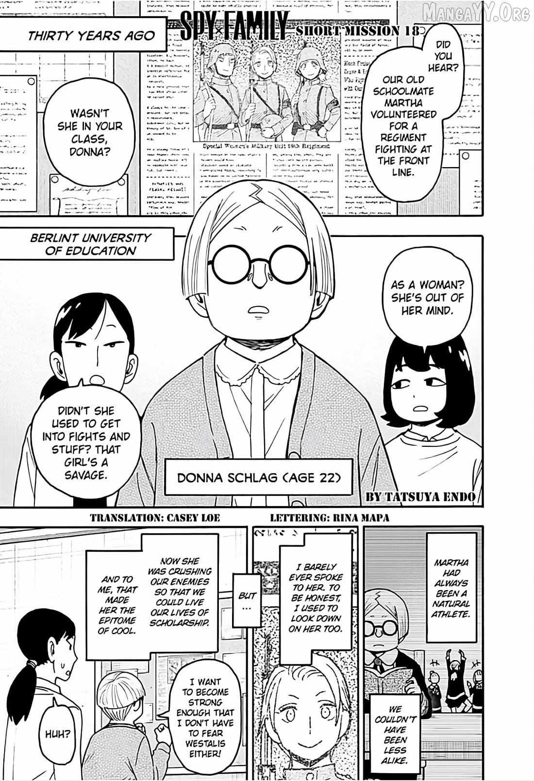 Read SPY x FAMILY EN Manga Online