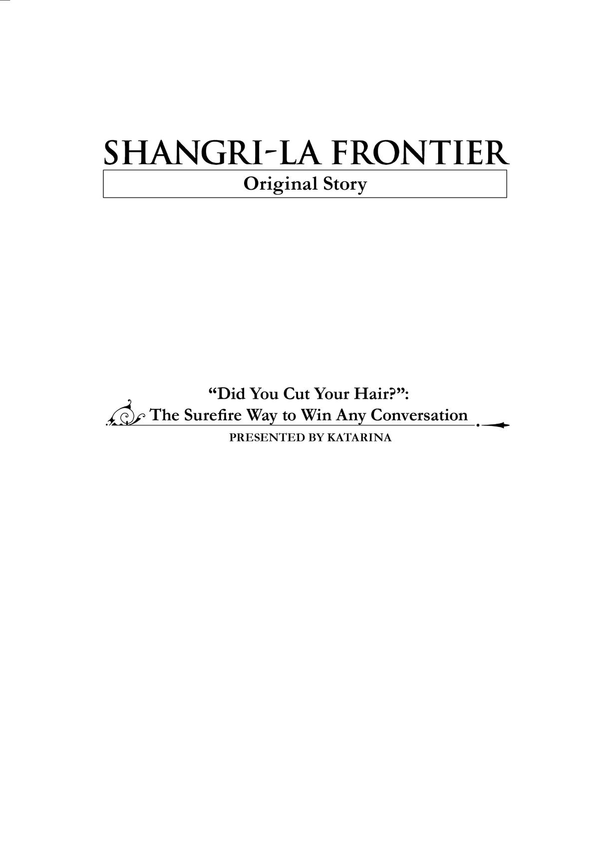 Read Shangri-La Frontier EN Manga Online