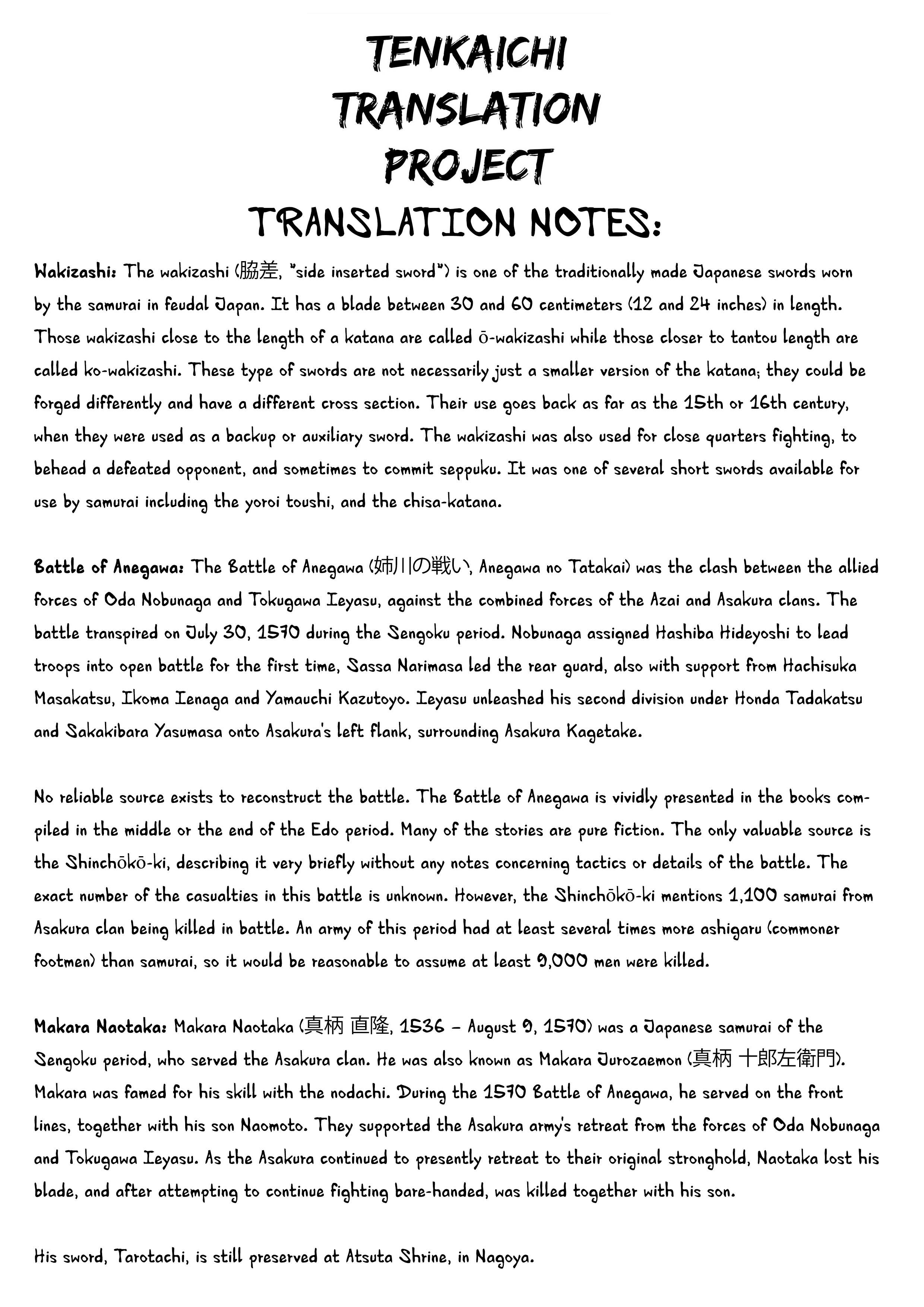 Read Tenkaichi - Nihon Saikyou Bugeisha Ketteisen EN Manga Online