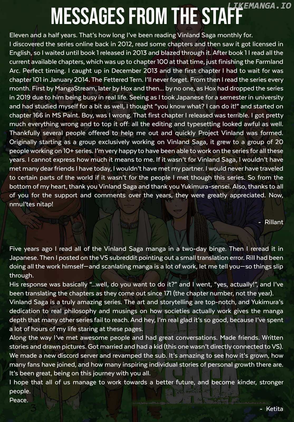 Read Vinland Saga EN Manga Online